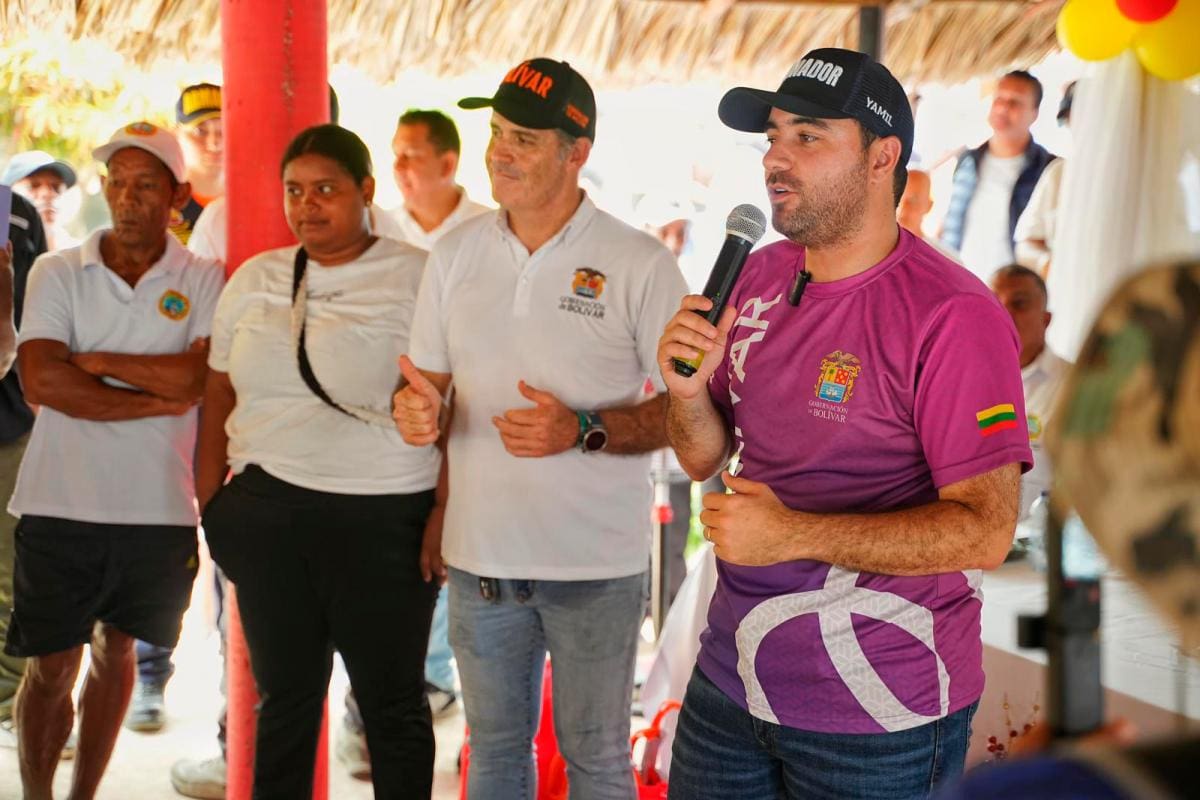 Yamil llega a Isla Fuerte: promete entregar dos obras escogidas por la comunidad