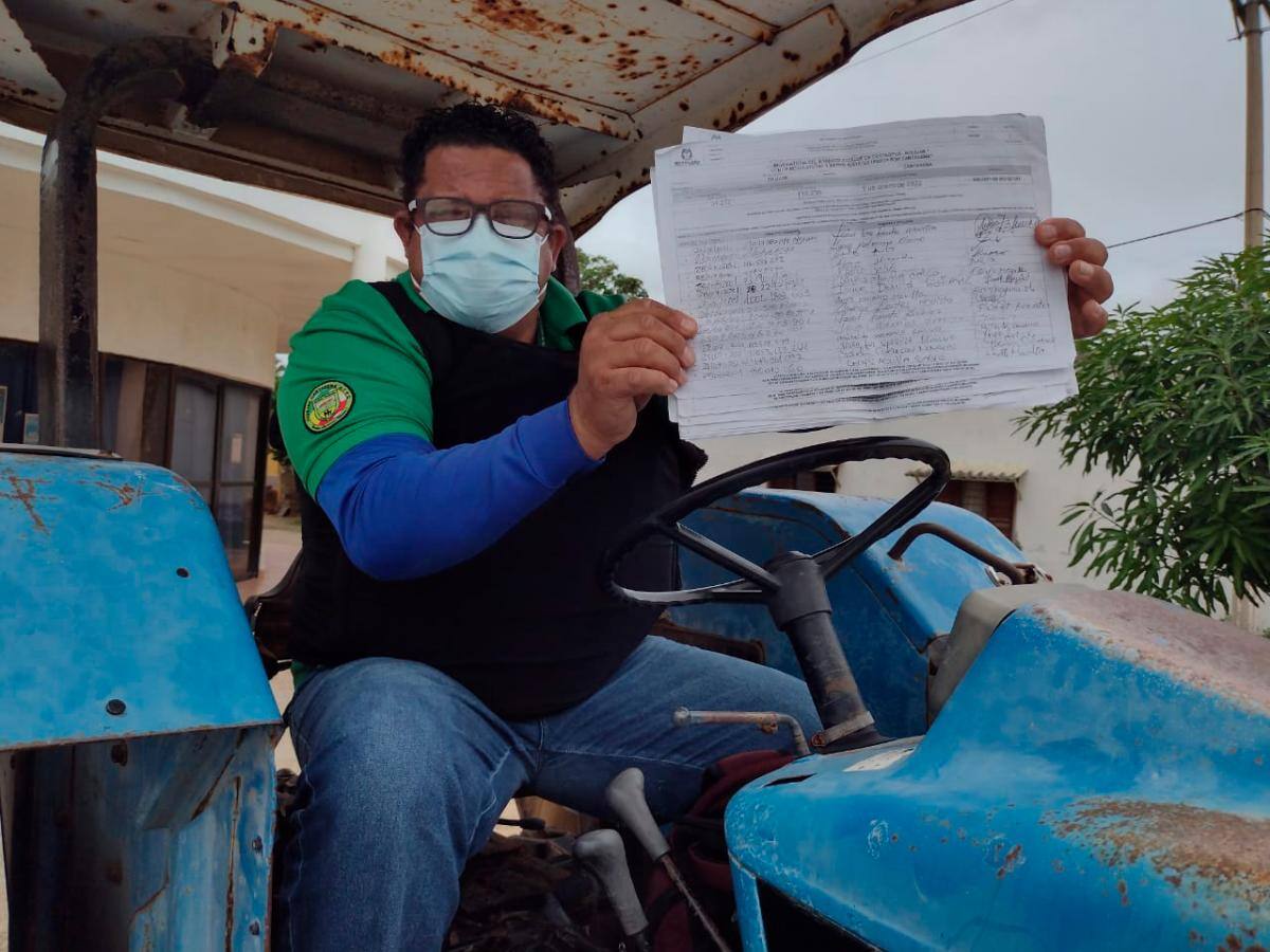 Aldo Lora, líder del comité ‘Sí a la revocatoria’.
