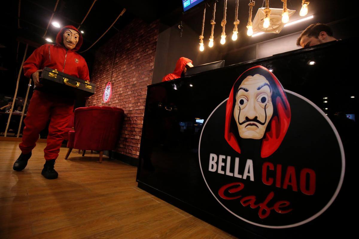 Café ‘Bella Ciao’ en Pakistán.