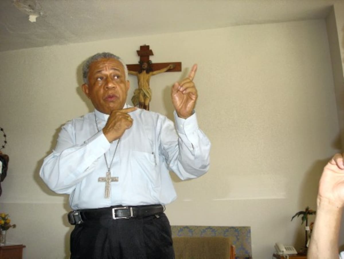 Monseñor Julio César Vidal, obispo de Montería.