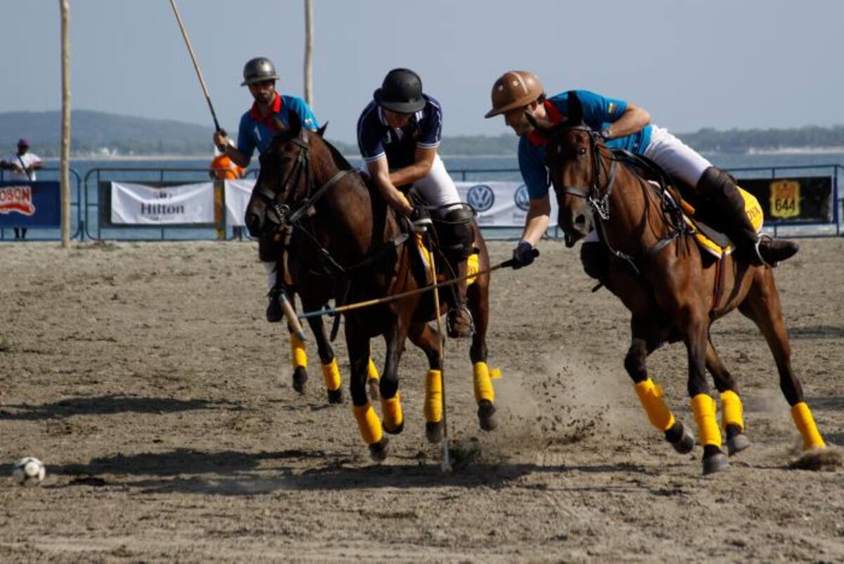 Beach polo en el hotel Hilton. Lorena Henriquez-El Universal