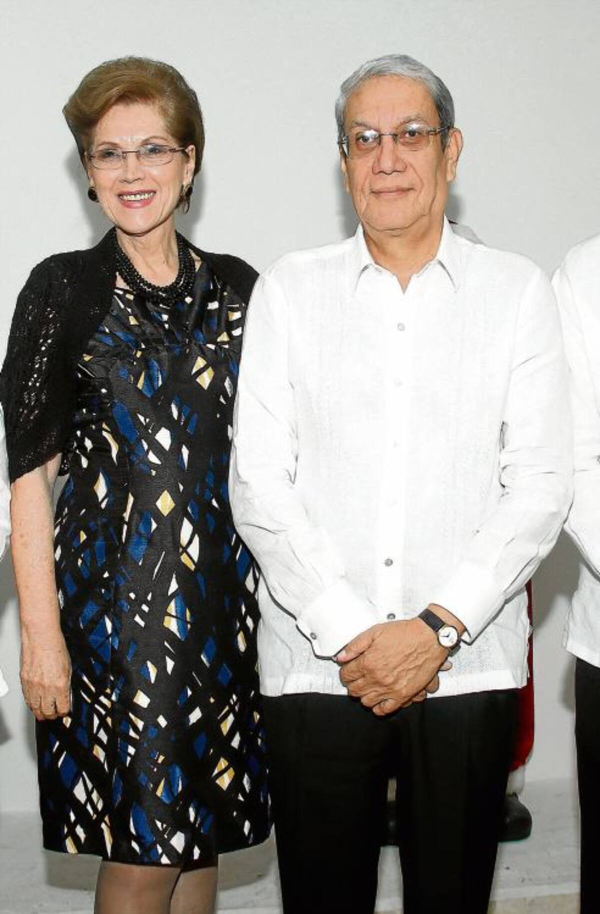 Sandra Trujillo de Vélez y Jorge Dávila Pestana.