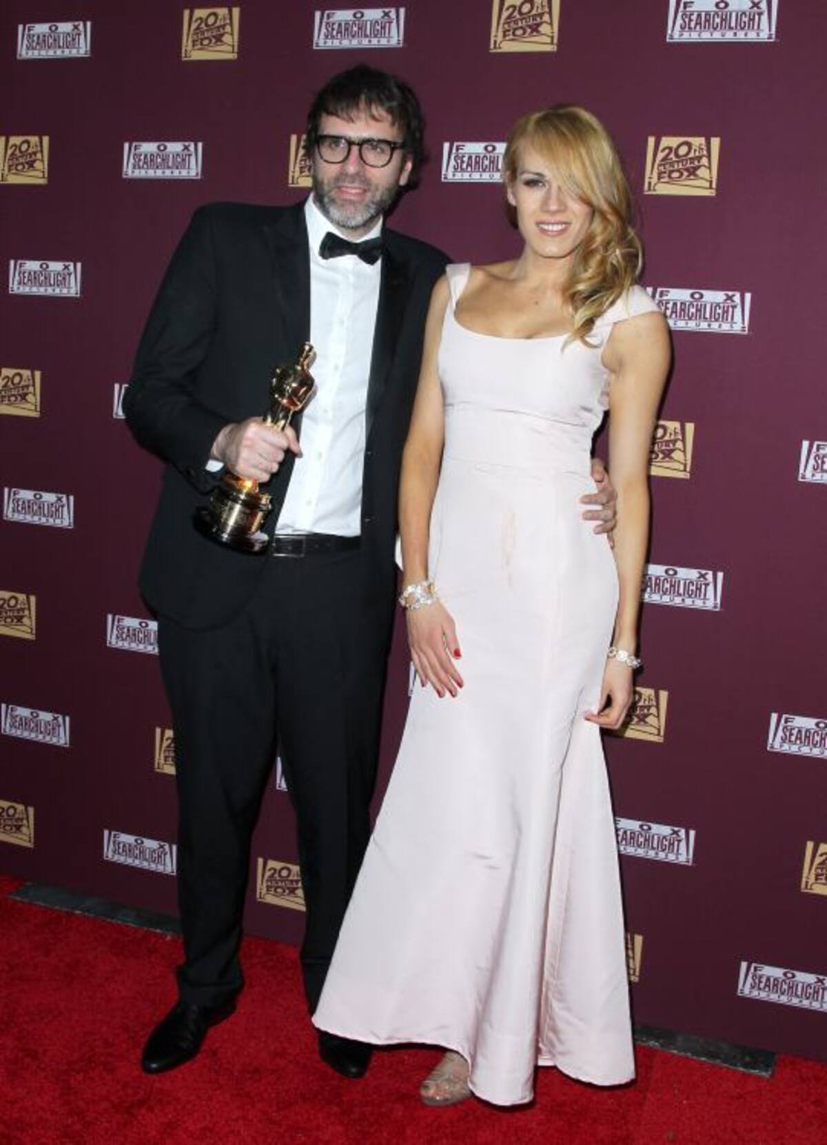 Nicolás Giacobone y Mariana. AFP KEVIN WINTER