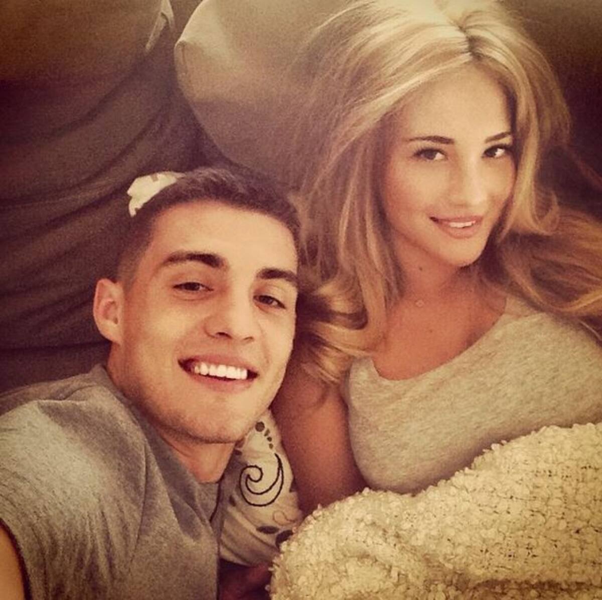 Izabel Andrijanic y Mateo Kovacic. INSTAGRAM