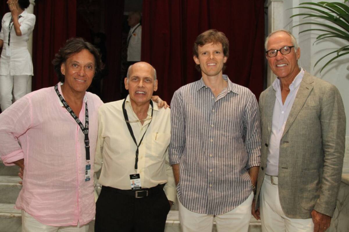 Claude Pimont, Ricardo Vélez, Antonio Lozano y Gerardo Nieto.