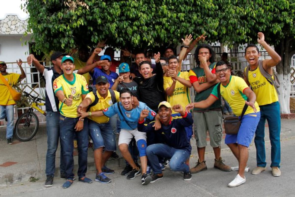 La hinchada acompañó la presentación de Wílder Medina. ÓSCAR DIAZ ACOSTA-EL UNIVERSAL