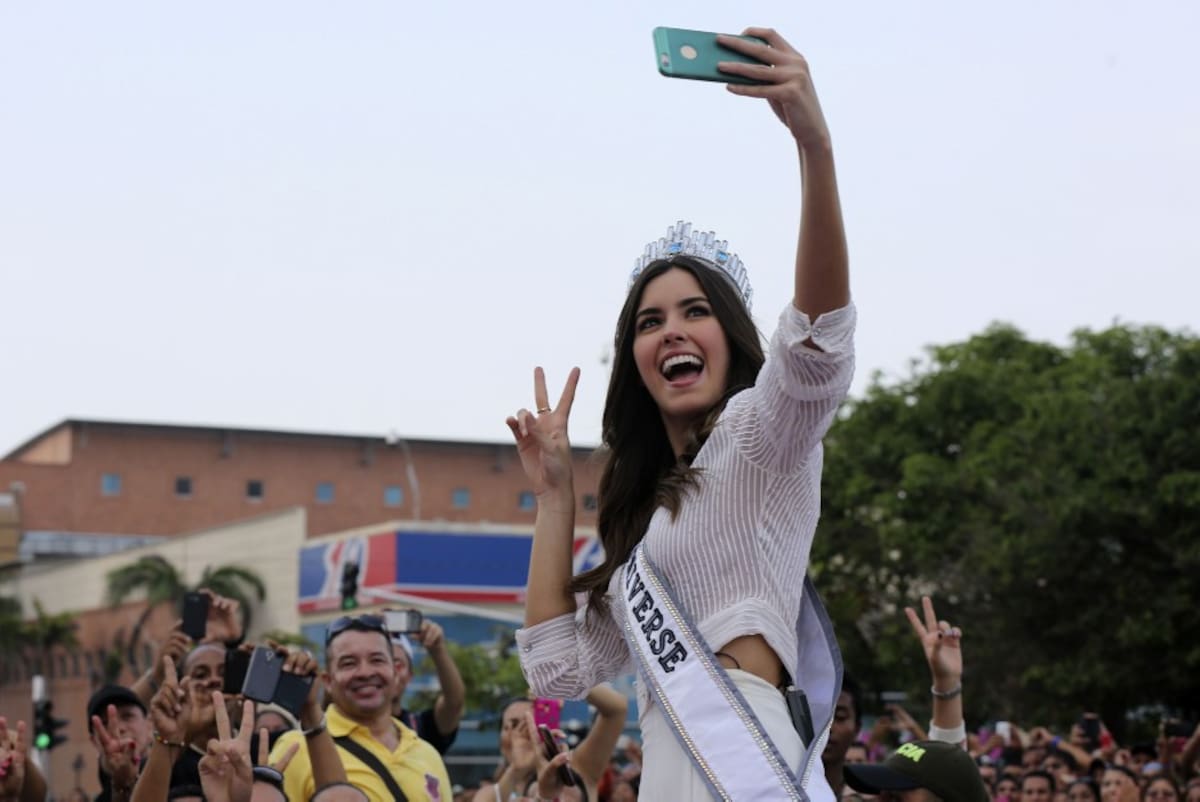 Paulina Vega Dieppa, Miss Universo 2014 - 2015. AFP Joaquin SARMIENTO