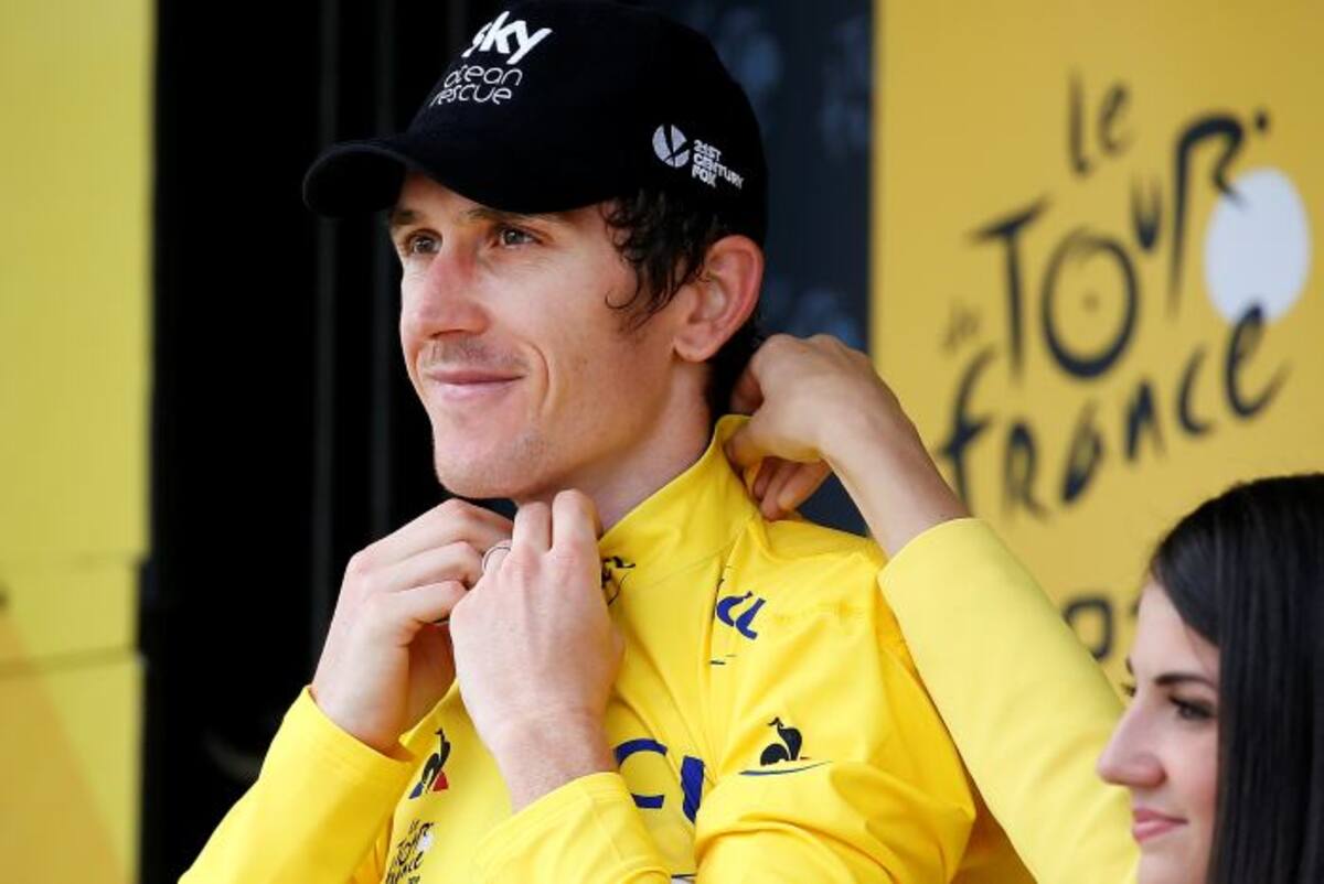 Geraint Thomas gana su primer Tour de Francia. EFE SEBASTIEN NOGIER