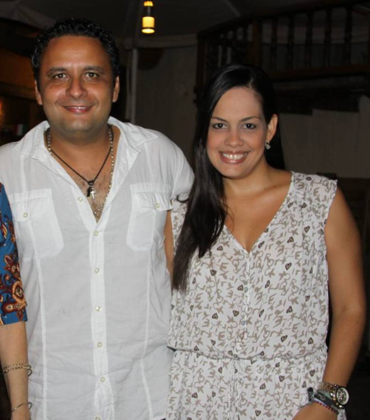 Boris García y Jessica Zarzuk.