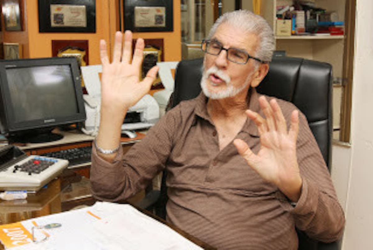 Renato Capriles, director de la emblemática orquesta Los Melódicos. Colprensa