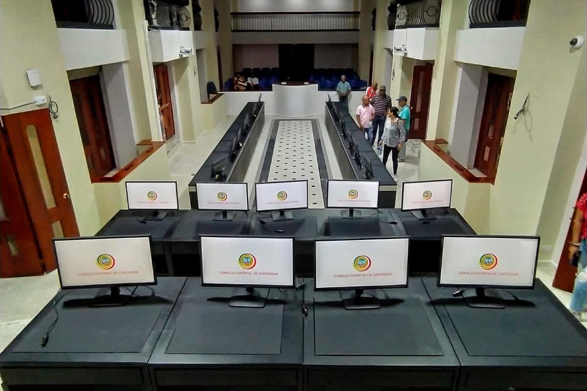 Distrito entrega la sede del Concejo de Cartagena tras su remodelación