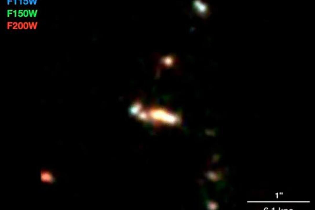 ¿Quiere conocerla? El Webb capta la formación de las primeras galaxias