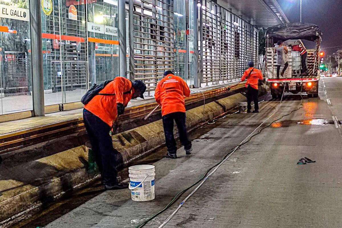 Transcaribe y Distrito avanzan en la mejora de la infraestructura del sistema