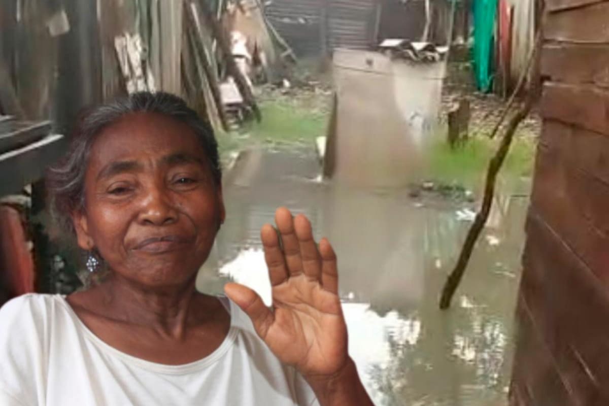 Viviendo bajo las aguas del caño Calicanto: la triste historia de Antonia