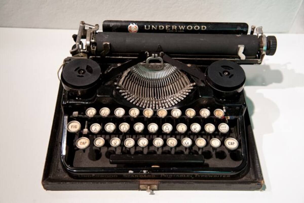Esta máquina fue usada por Ernest Hemingway, AP
