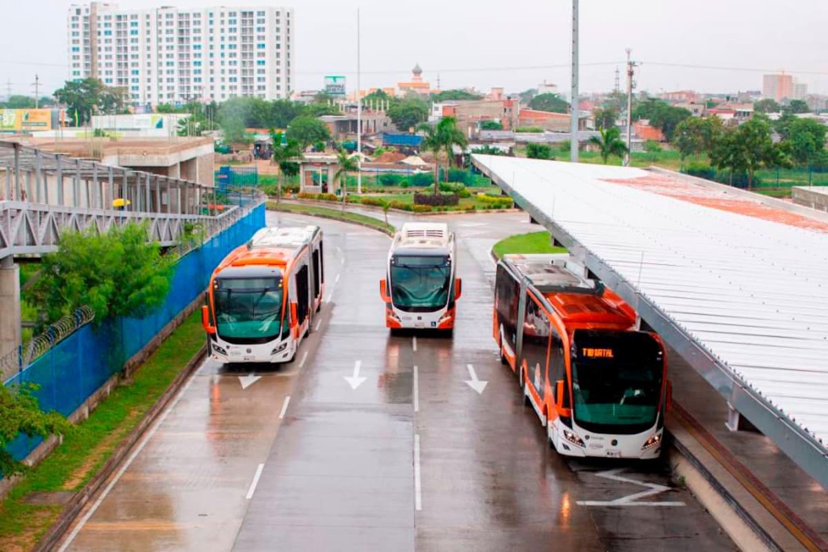 ¡Entérese! Transcaribe realiza redistribución de paradas en Patio Portal