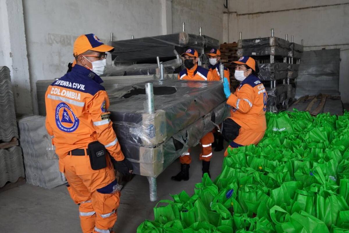 Ayudas humanitarias a damnificados por lluvias en Barranquilla
