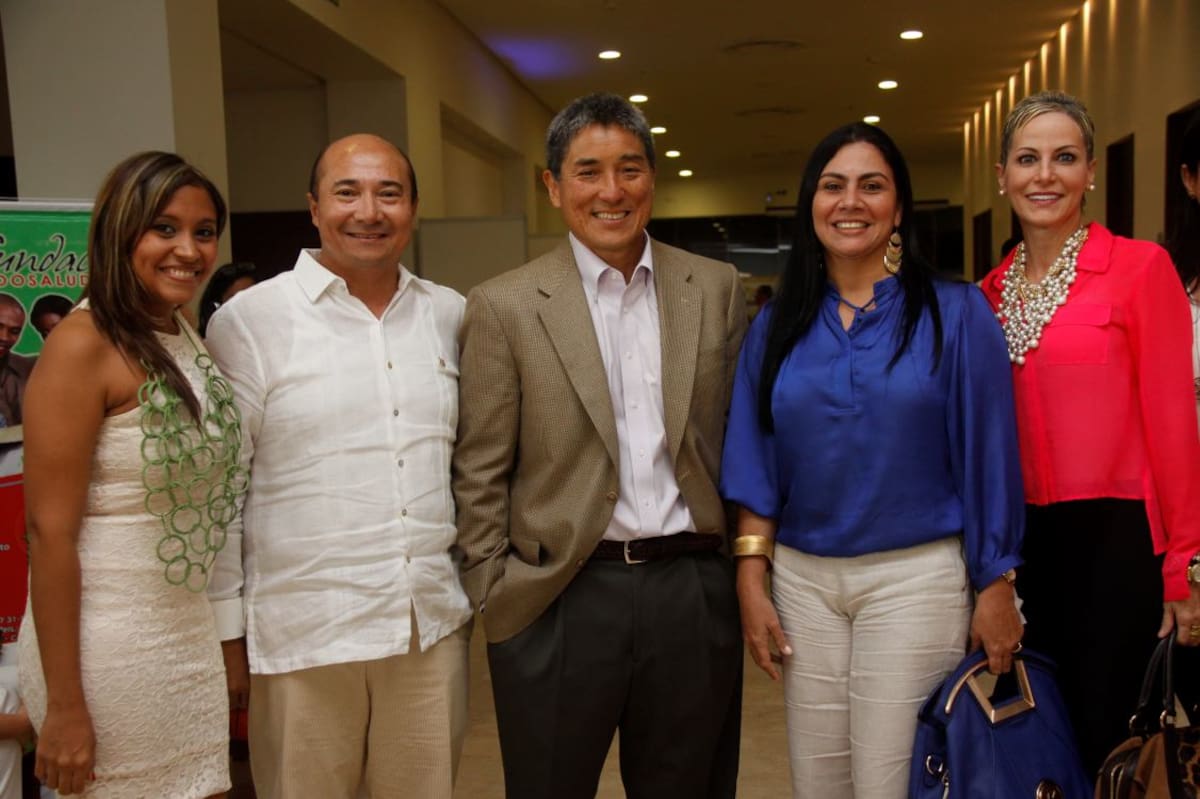 Francys Caballero, Jaime González, Guy Kawasaki, Nubia Espinosa y Lupe Yidios de Lemus FOTOS LORENA HENRÍQUEZ LABORDE/EL UNIVERSAL