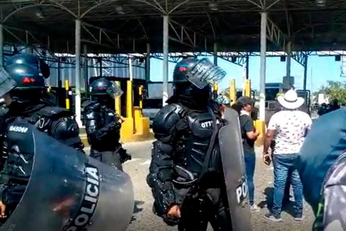 Retuvieron a jóvenes que realizaban plantón contra peajes en Ceballos