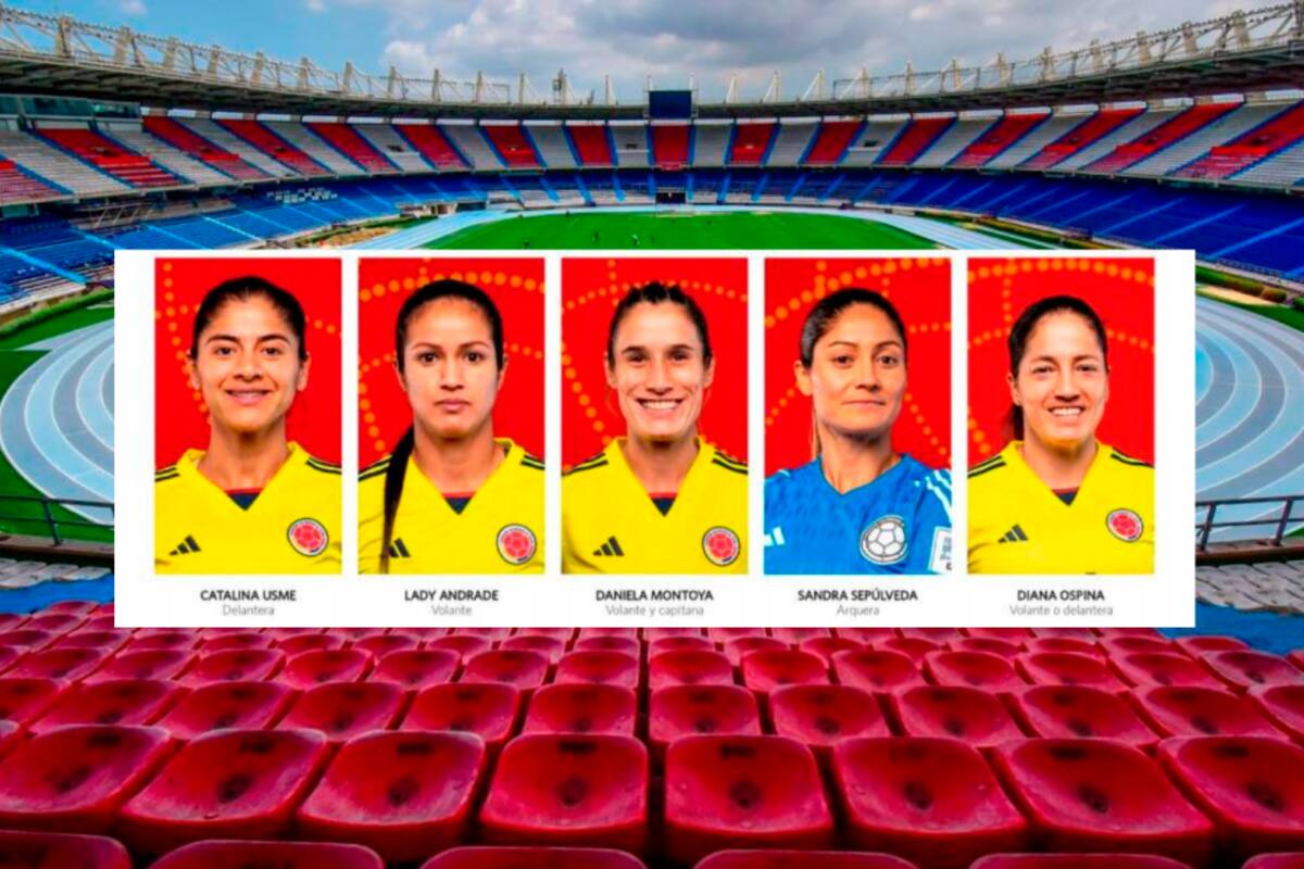 Las 5 colombianas que disputarán el tercer Mundial con la Tricolor