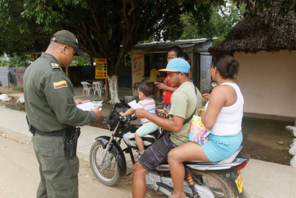 La Policía Nacional también se ha vinculado a esta campaña de prevención. Julio Castaño/ El Universal