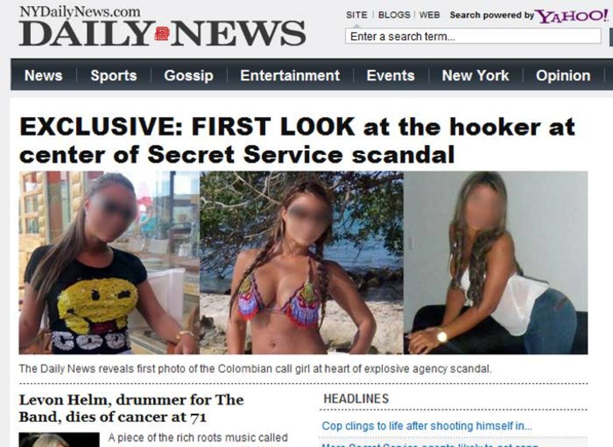 Página principal de Daily New en Internet. www.nydailynews.com