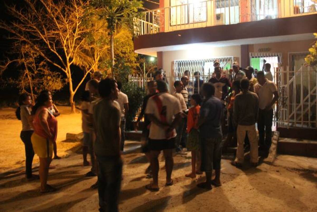 Casa a donde fueron a refugiarse las personas.