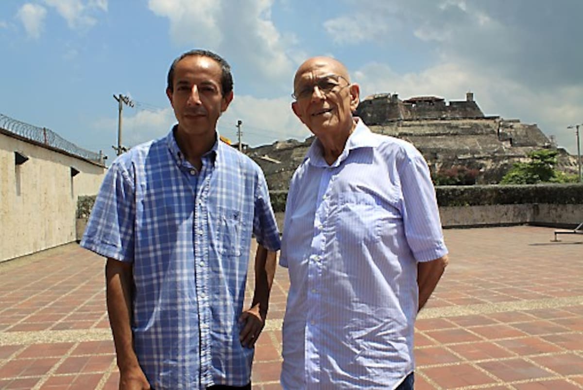 Federico Castillo y Miguel Ponce, directores españoles de teatro. GERMÁN GÓMEZ – EL UNIVERSAL
