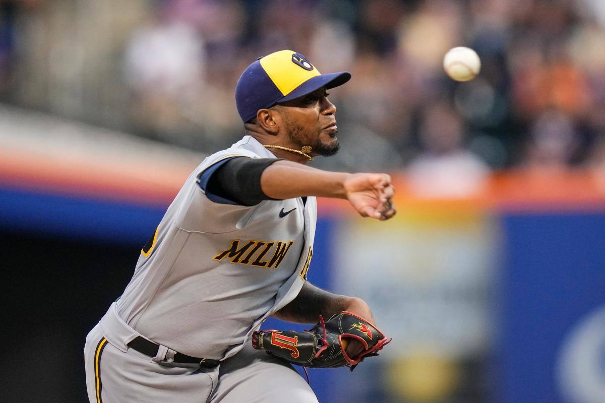 Floja salida: Julio Teherán recibe tres jonrones con Milwaukee