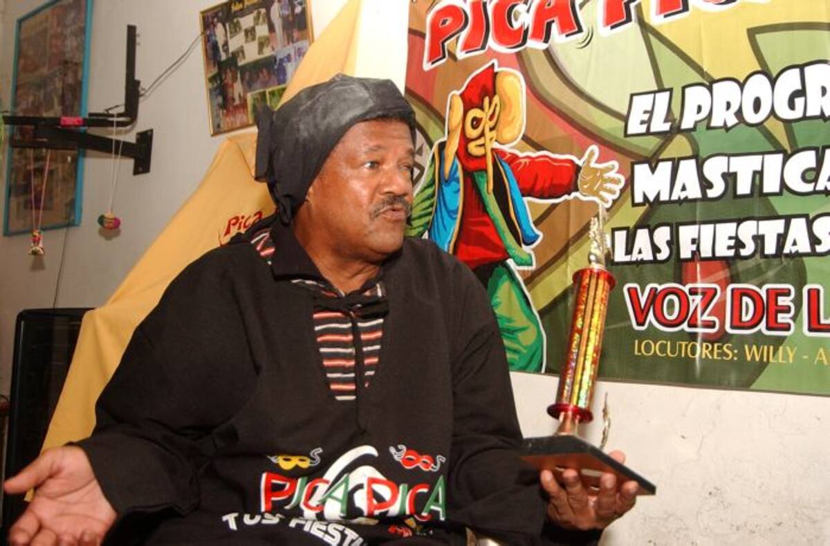 Mañe Vargas, locutor cartagenero. KAILLINE GIRALDO - EL UNIVERSAL