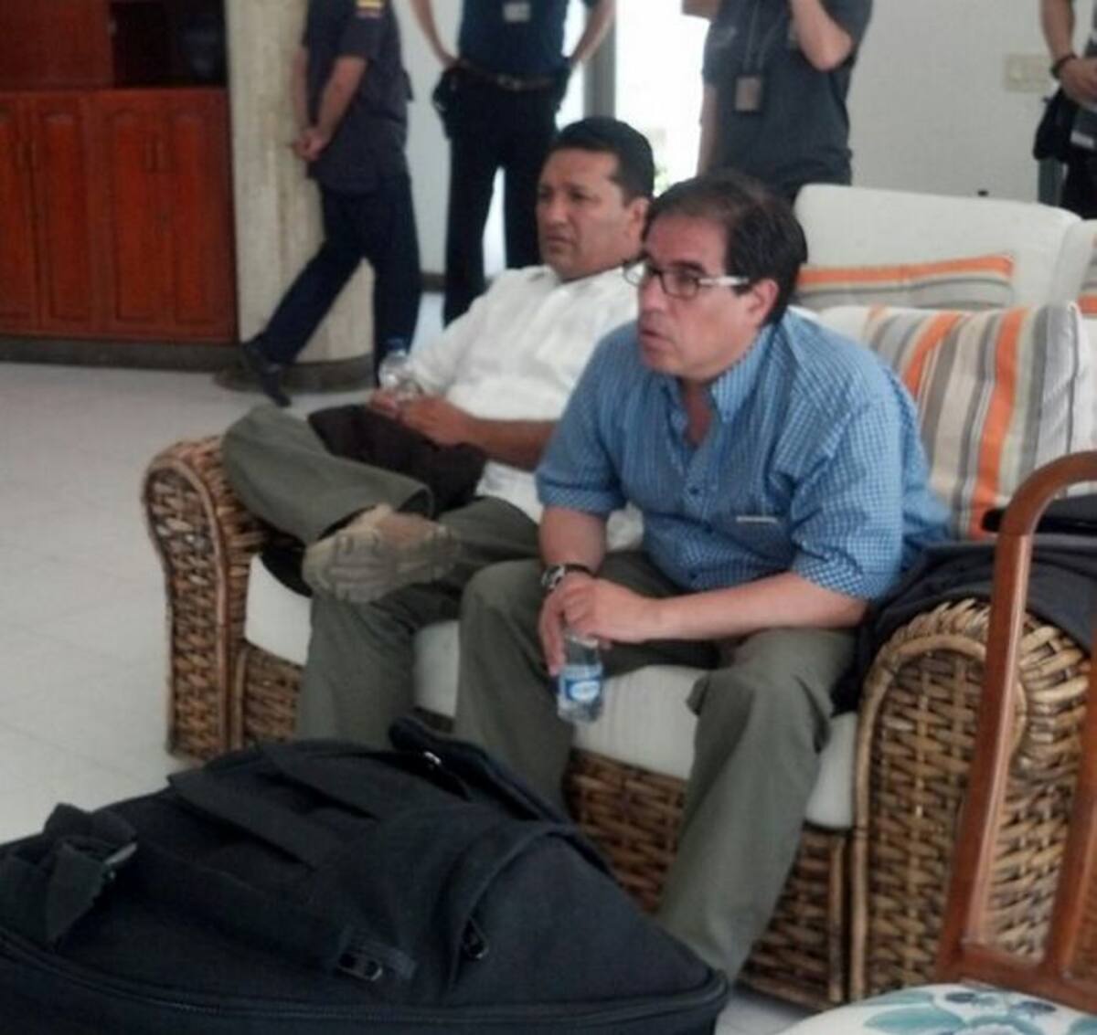Juan Carlos Mahecha Cárdenas y Ricardo Caballero.