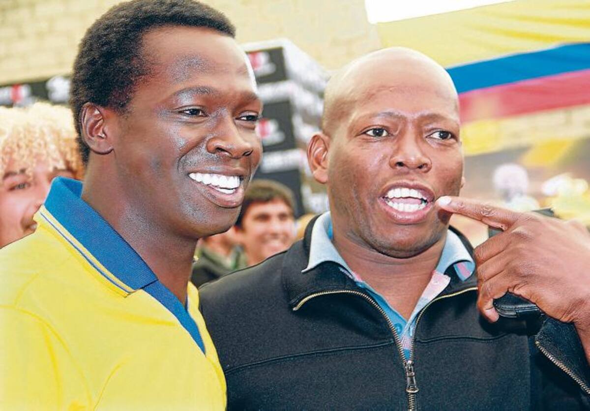 Omar Murillo y Faustino Asprilla.