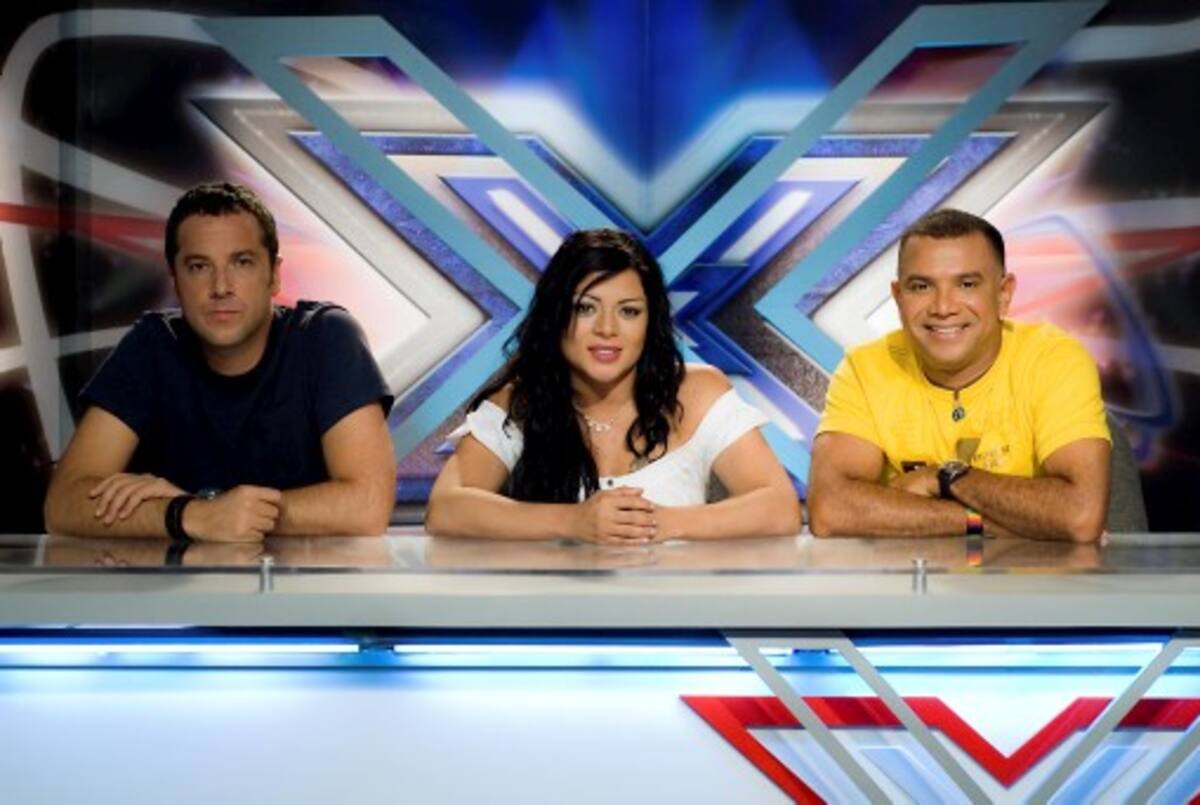 Jose Gaviria, Marbelle y Juan Carlos Coronel, jurados del Factor XS. ARCHIVO EL UNIVERSAL