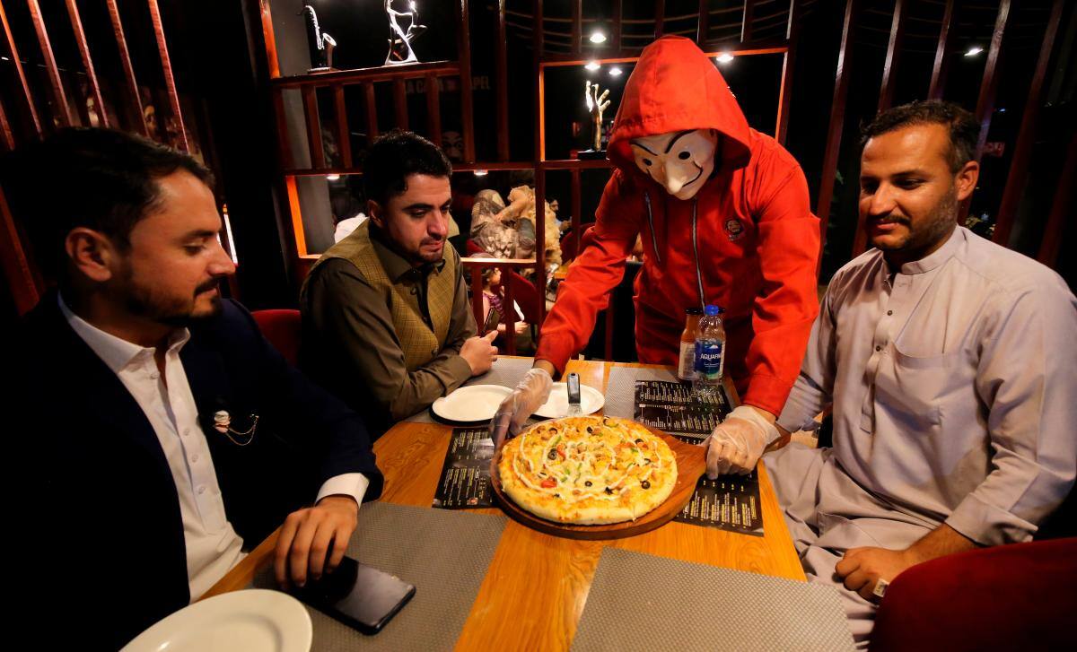Café ‘Bella Ciao’ en Pakistán.