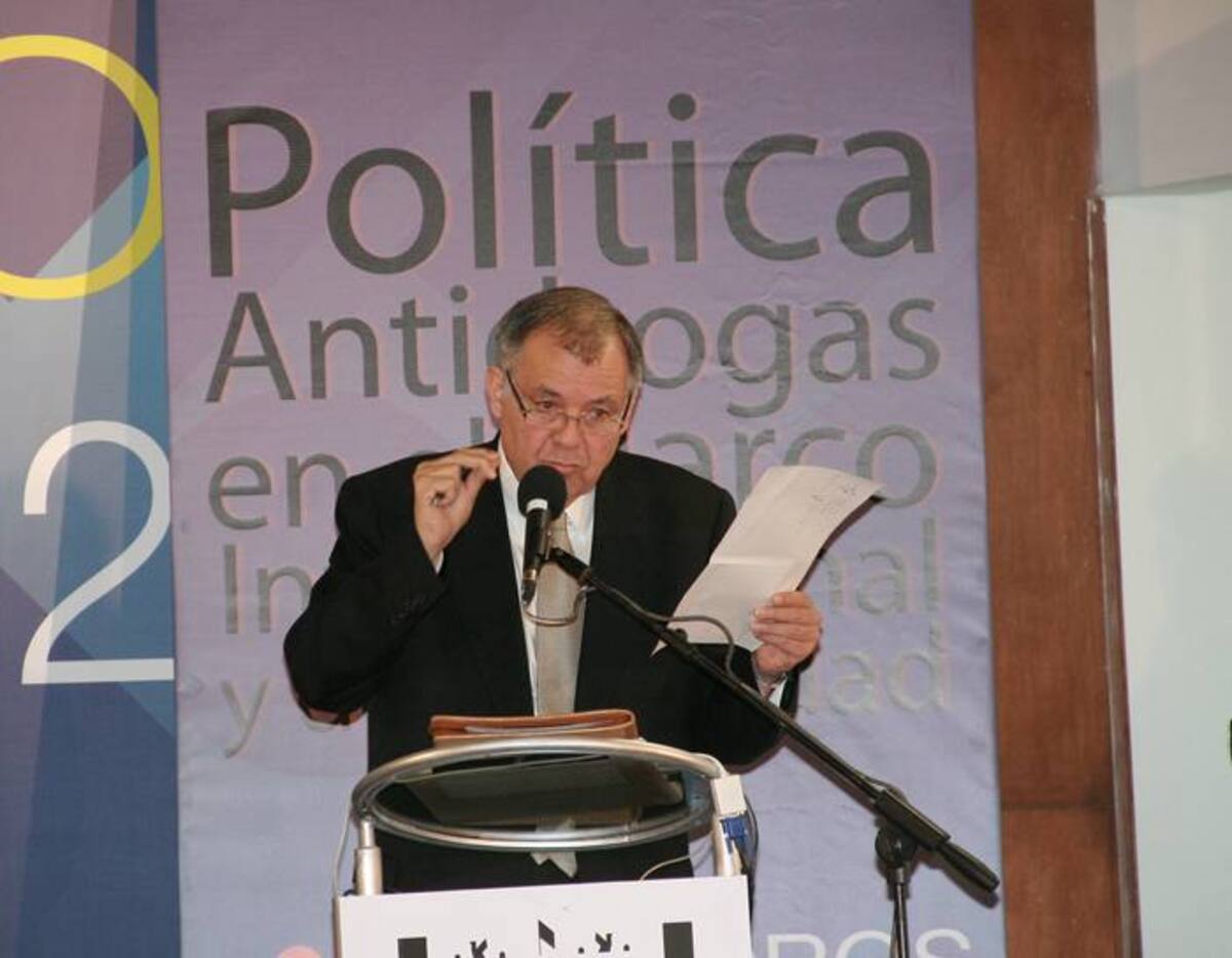 El procurador Alejandro Ordóñez, en el debate nacional sobre la legalización de las drogas COLPRENSA