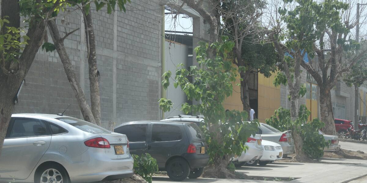 En un parqueadero de carros y motos se ha convertido una zona verde en el barrio Vista Hermosa.