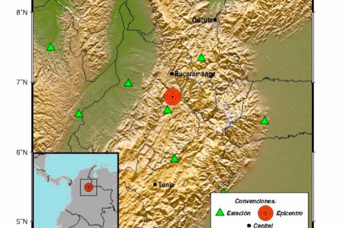 Alerta temprana: Colombia sacudida por sismo de magnitud 5.5 en la madrugada
