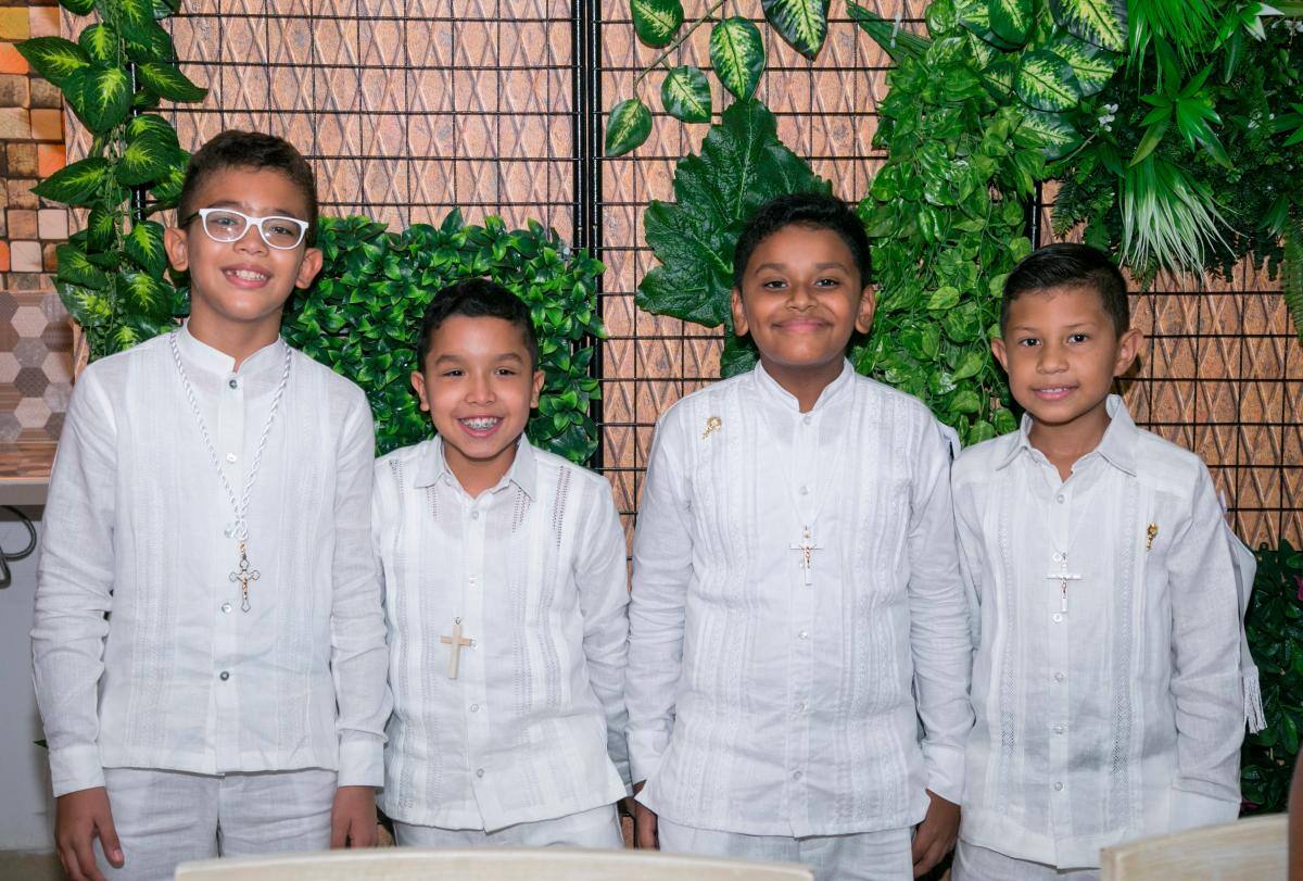 Camilo Bravo, Ricardo Morales, Camilo Martínez y Andrés Correa.