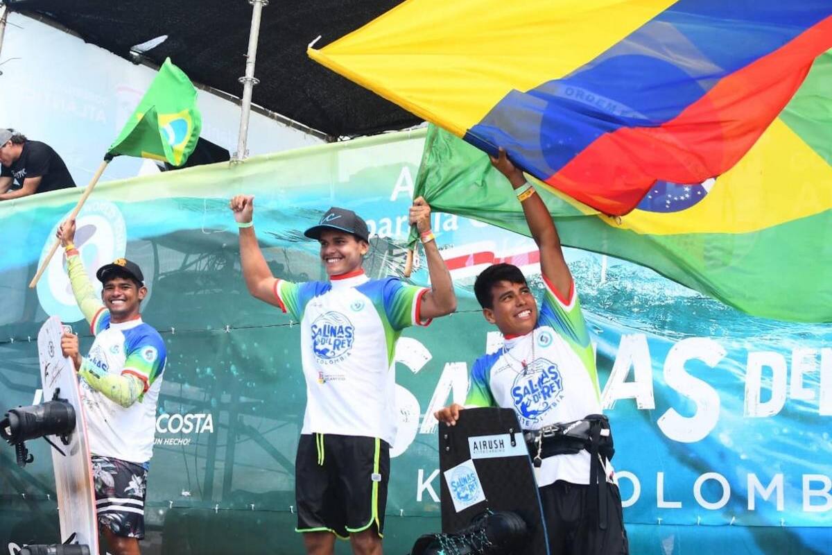Los brasileños se impusieron en la primera parada del Mundial Kitesurf