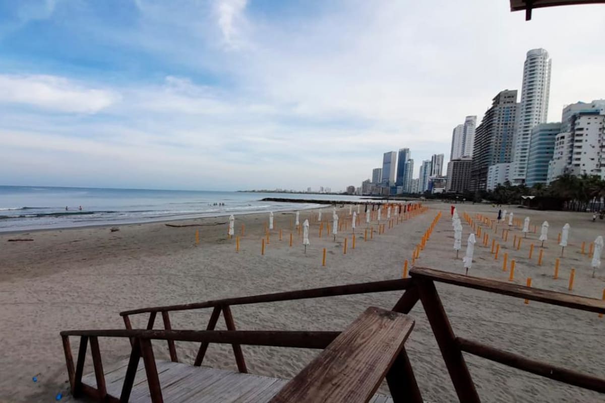 Cartagena abre su tercera playa biosegura este 24 de octubre