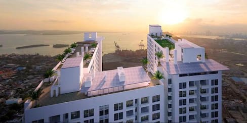 Gran lanzamiento de la torre 3 de Newport en Km1 vía Mamonal
