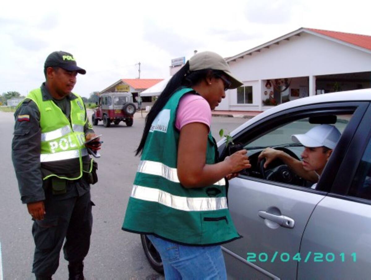 Autopistas de la Sabana donó árboles a los usuarios de las vías cordobesas.
