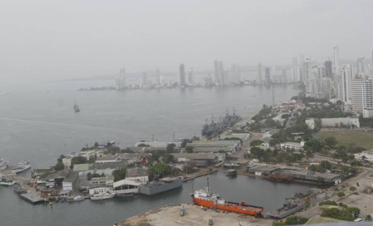Panorámica de la base Naval en Cartagena Archivo.
