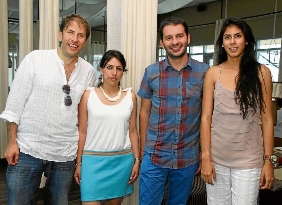 Andrés Nieto, Diana Rodríguez, Álvaro Cuellar e Isabella Bernal.