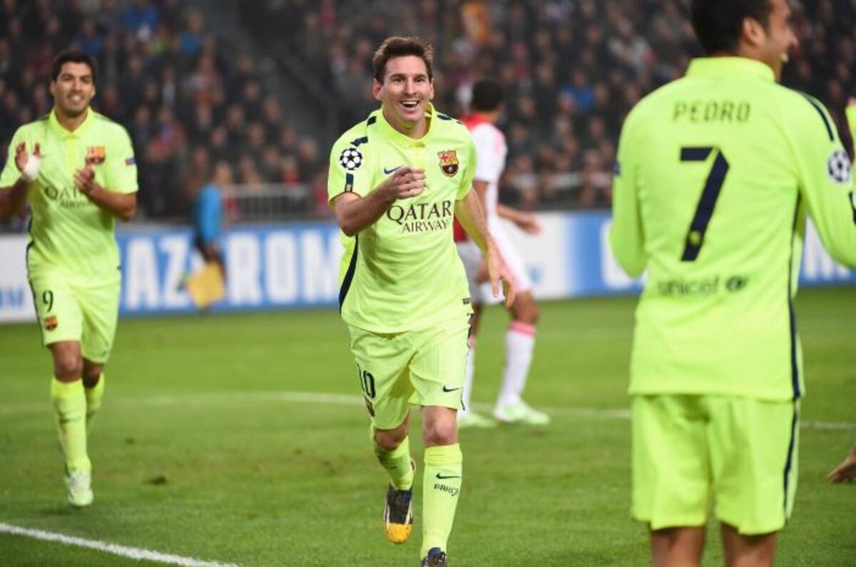 Lionel Messi alcanzó a Raúl en Champions League. AFP EMMANUEL DUNAND