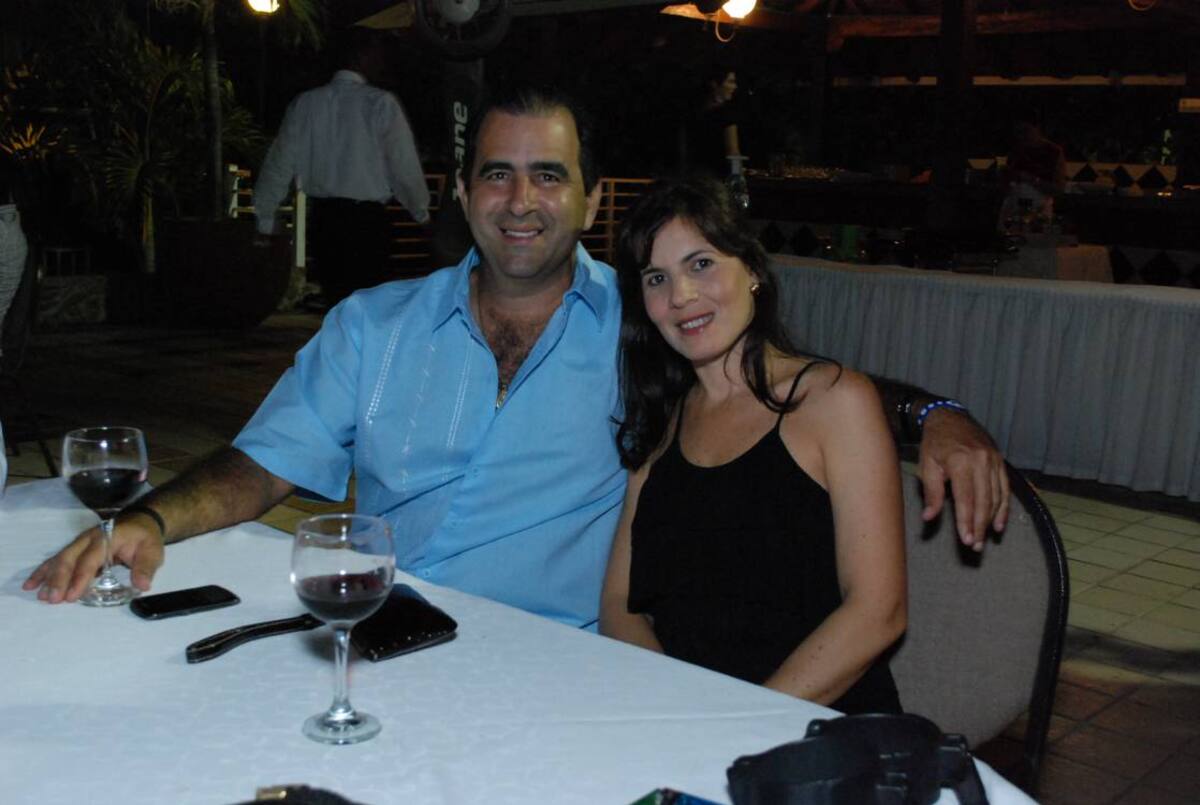 Karam Awad y Mariela López.