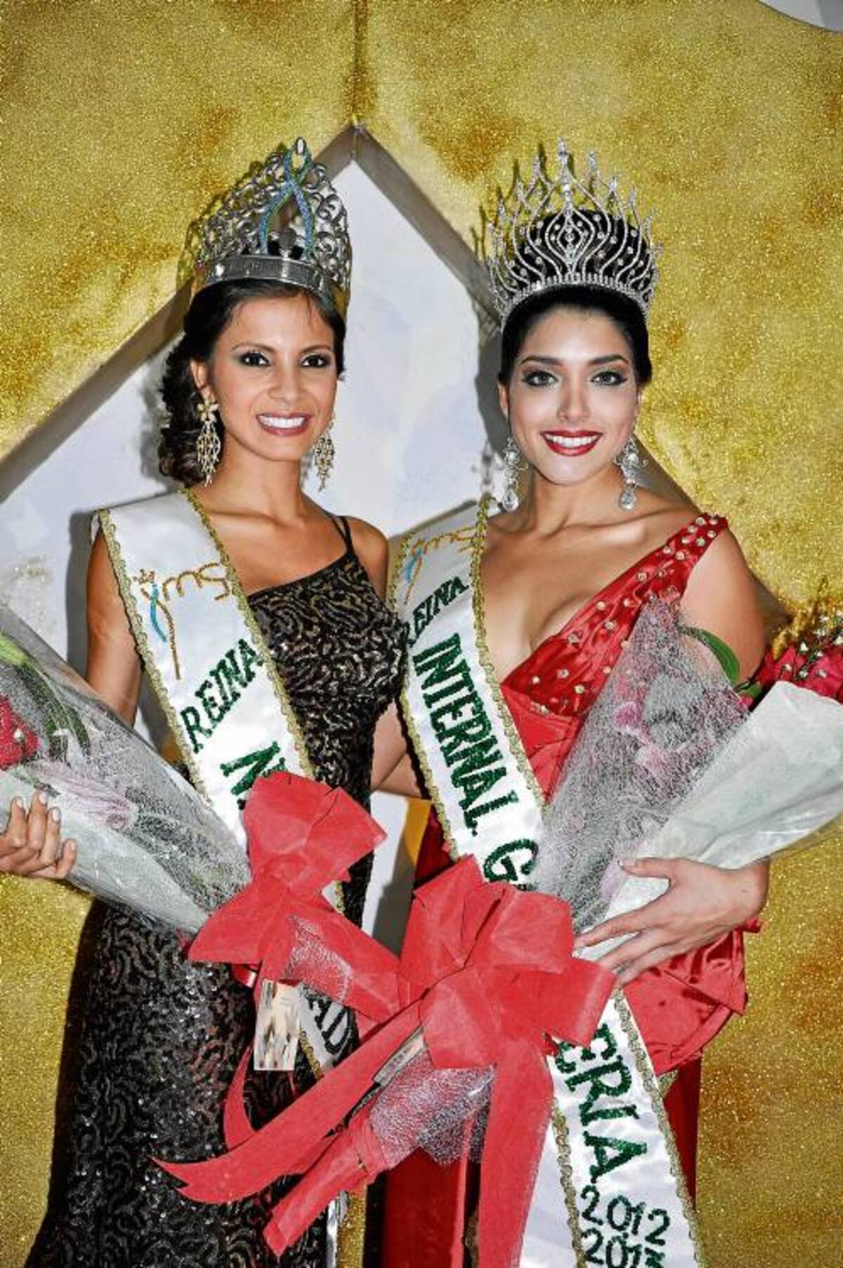 Karín Jiménez y Mónica Armas, reinas nacional e internacional de la ganadería.