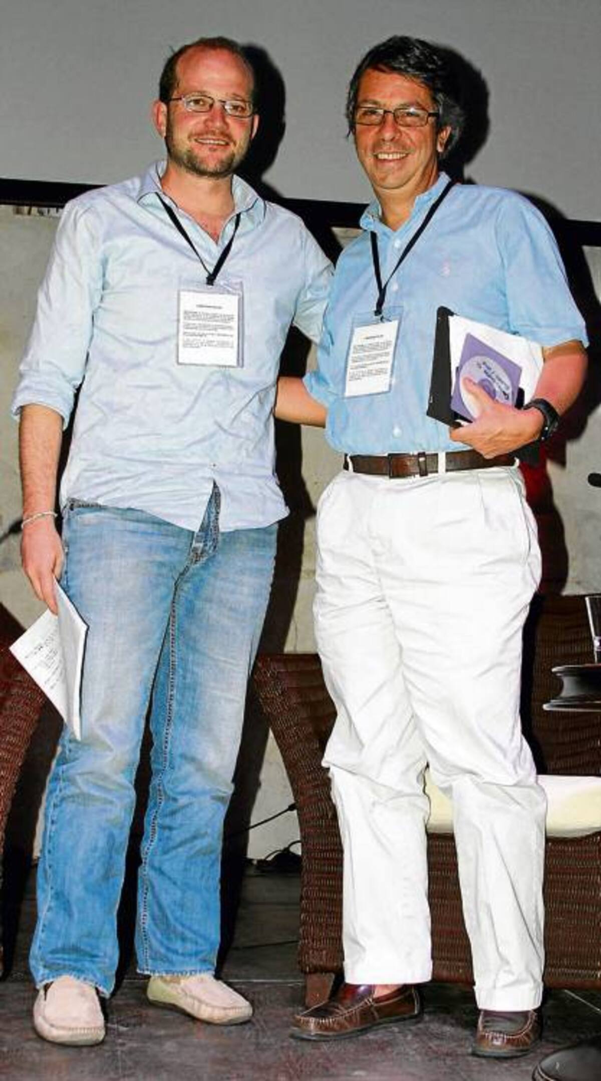 Daniel Samper Ospina y Rodrigo Pardo.