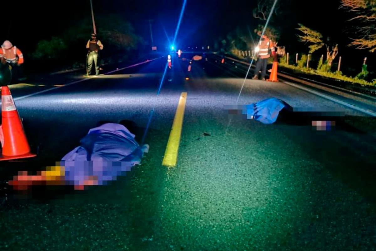 Noche trágica: así murieron 3 personas en accidentes de transito