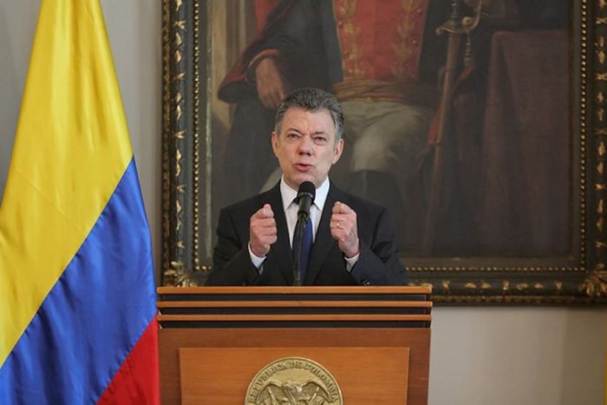 Juan Manuel Santos, presidente de Colombia.